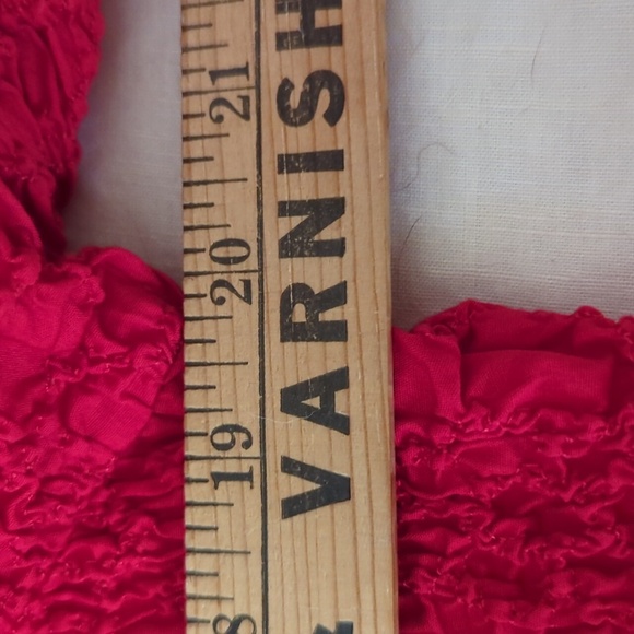 Go Silk Red 100 Percent Cotton Jacket Cardigan. - Picture 7 of 9